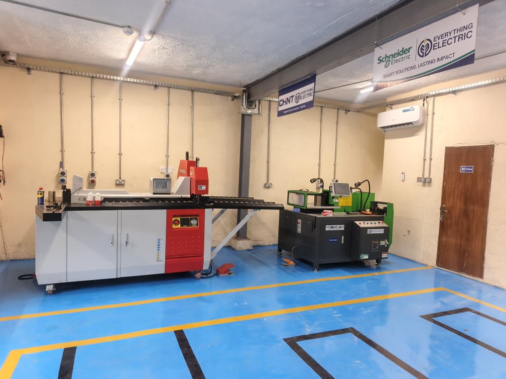 Everything Electric panel building machinery
