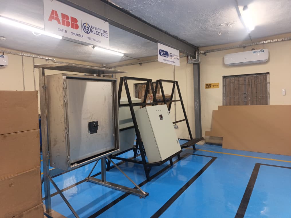 Electrical panel enclosures in the workshop